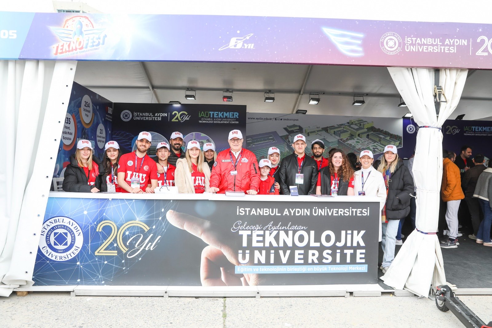 THE STAND OF TECHNOFEST SHAREHOLDER ISTANBUL AYDIN UNIVERSITY ATTRACTED GREAT ATTENTION Öne Çıkan Görsel