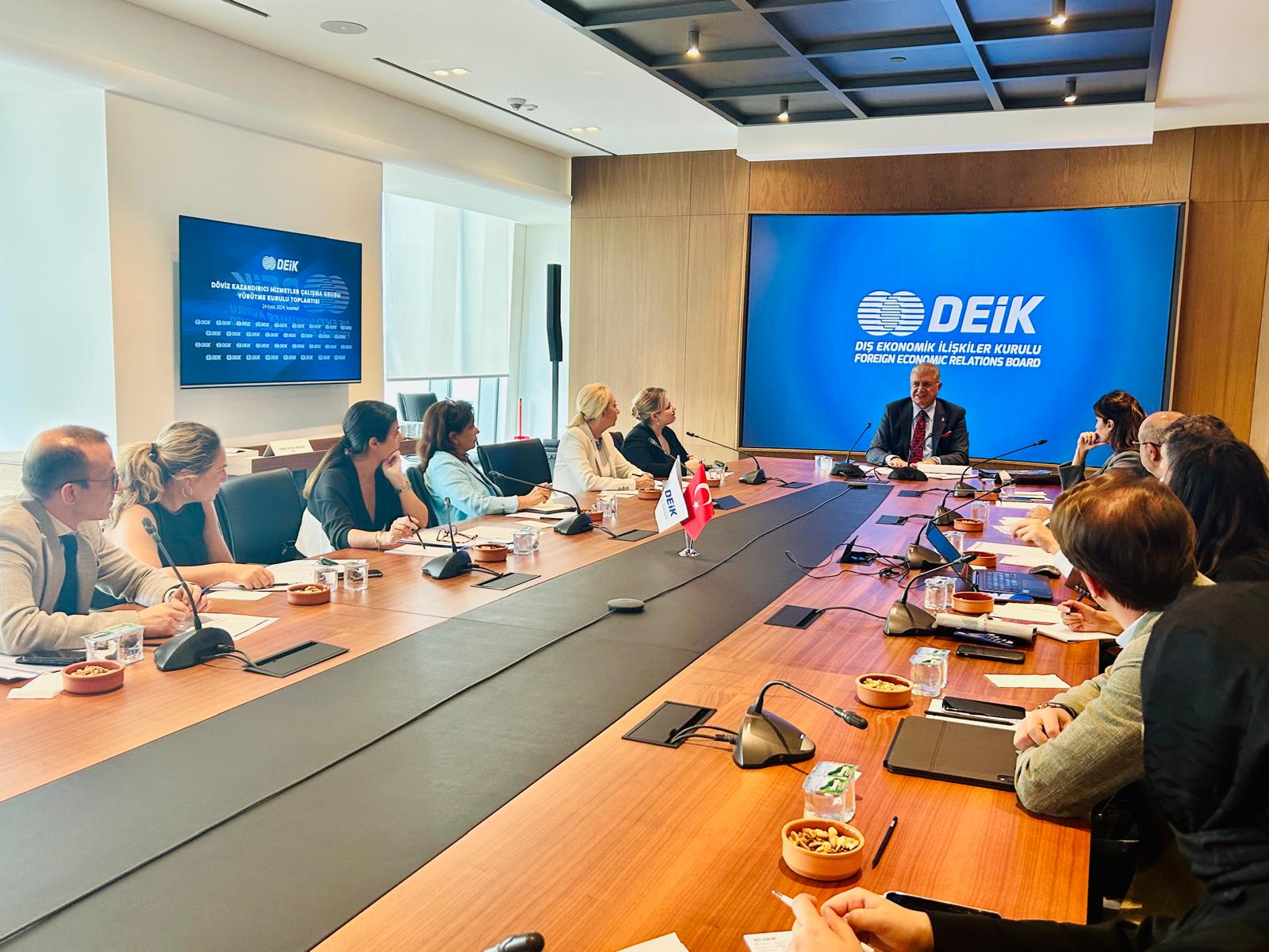 DEIK FOREIGN EXCHANGE EARNING SERVICES WORKING GROUP MEETING HELD Öne Çıkan Görsel