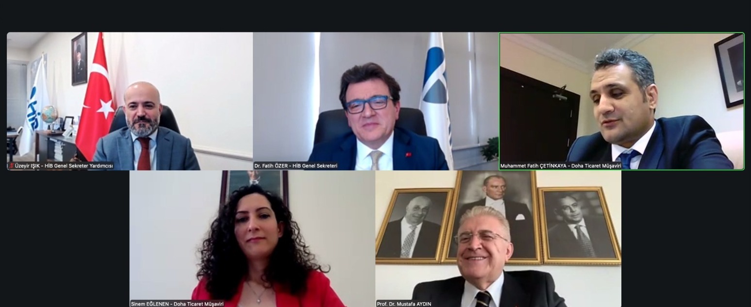 Prof. Dr. Mustafa Aydın Participated in the 50th Qatar Webinar of the HIB Talks Series Öne Çıkan Görsel